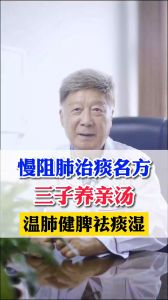 慢阻肺治痰名方 三子养清汤 温肺健脾祛痰湿